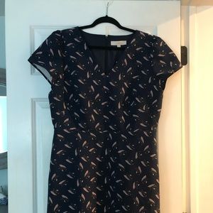 Loft short sleeve dress